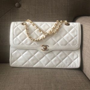 Chanel Vintage Paris Double Flap Bag